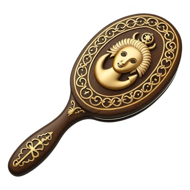 horoscope hairbrush sticker