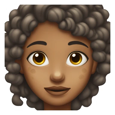 Hyperpigmentation girl sticker