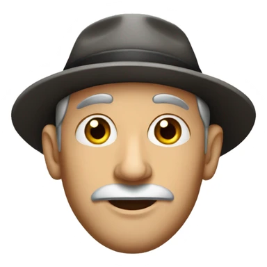 Jewish man in a Jewish hat sticker