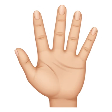 Hand making a L with its fingers  sticker