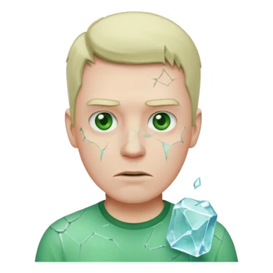 ice man with green shirt sticker