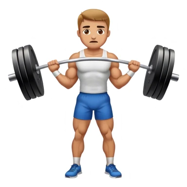 barbell shrugs sticker