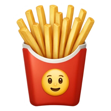 just french fries sticker