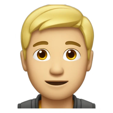 Blonde asian guy sticker