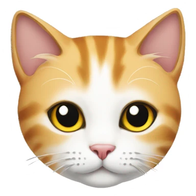 cat on the table lay sticker