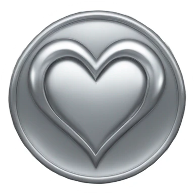 Chrome heart ￼ sticker