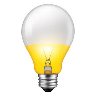 lightbulb euro sticker