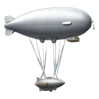 silver blimp sticker