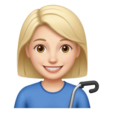 disabled woman sticker