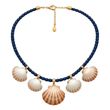 seashells necklace sticker