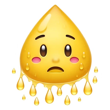 yellow emoji character exhausted sticker