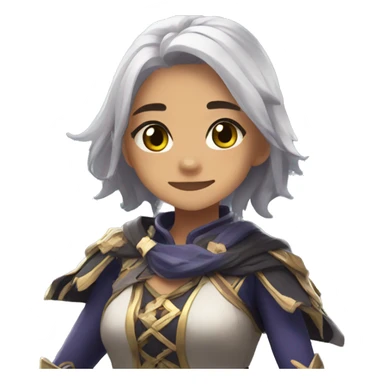 Girl playing in Genshin Impact  sticker