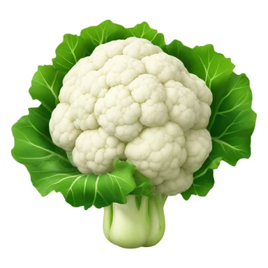 white cauliflower sticker