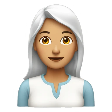 Mujer con frío  sticker