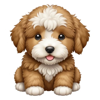 goldendoodle puppy sticker