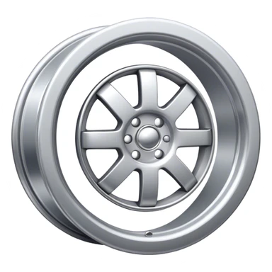 Silvery Wheel capsule sticker