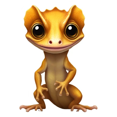 Crested geko sticker