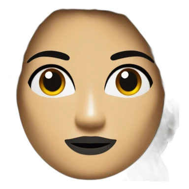 jaconda face as lego woman sticker