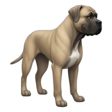Cane Corso in profile sticker