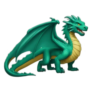 Strong dragon sticker