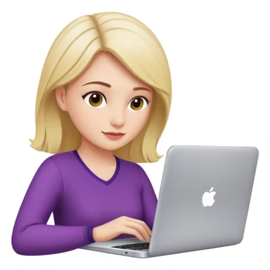 female designer working on laptop with color swatches sticker