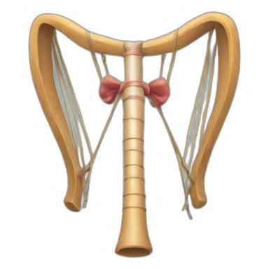 lungs holding longbow sticker