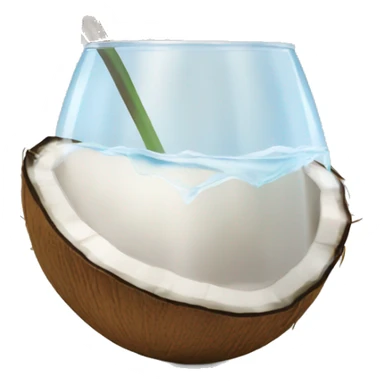 coconut water sticker