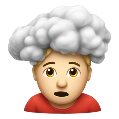 Someone farting red  sticker