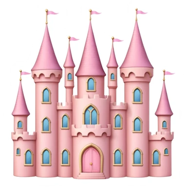 Little Pink castle sticker