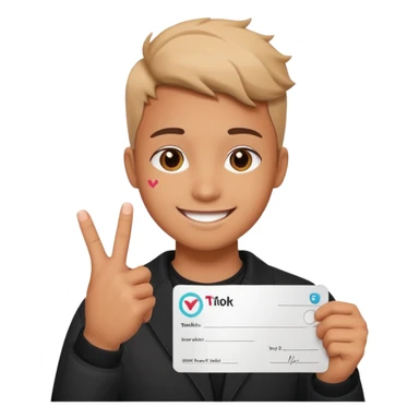 Verificación tiktok sticker
