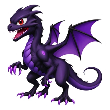Venom-Darkrai-Noibat-Toothless-fusion (full body) sticker