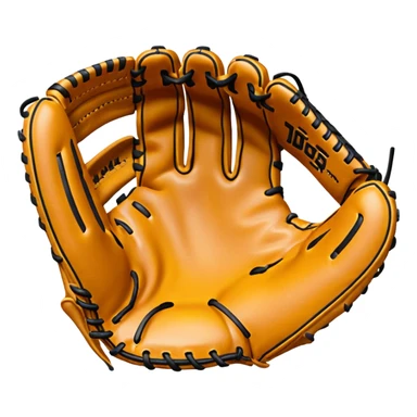 Softball glove sticker