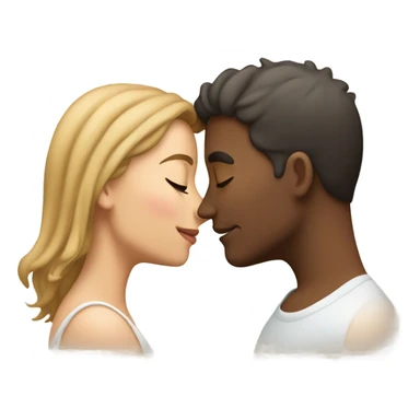 Kissing my husband  sticker