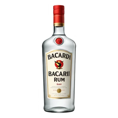 Bacardi sticker