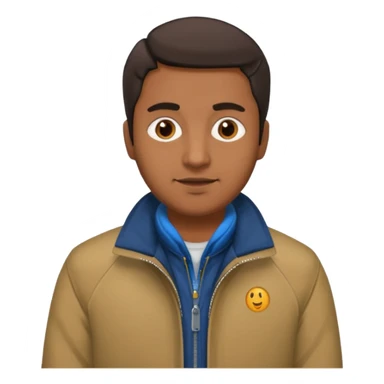 Brown man in Hobart sticker