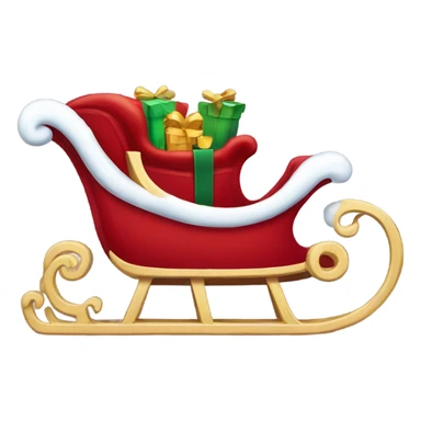 Santa’s Sleigh  sticker