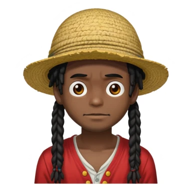 Luffy dark and locks sticker