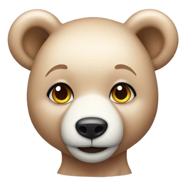 Coquette bear sticker