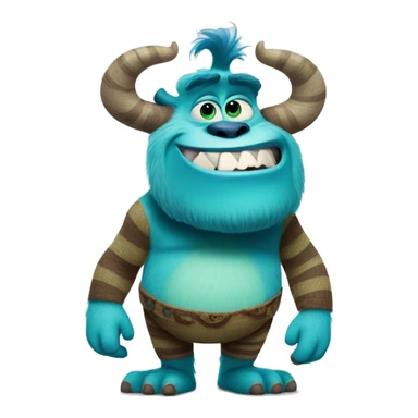 sulley disney pixar sticker