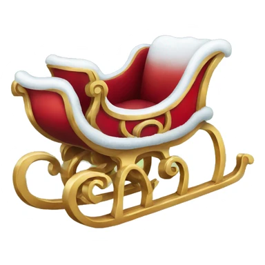 Christmas sleigh  sticker
