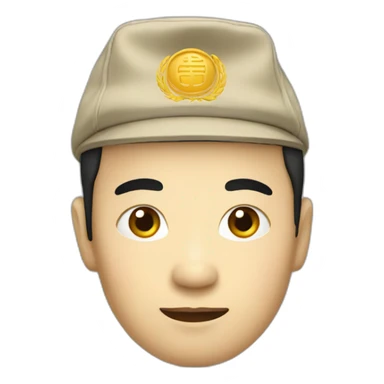 Un chinois content sticker