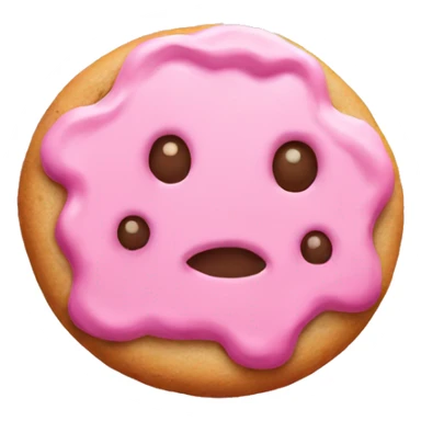 Pink cookies sticker