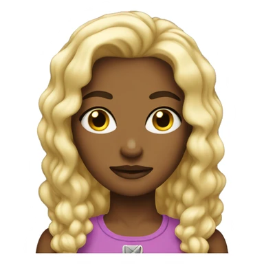 Blonde girl hawk tuah  sticker