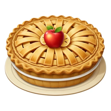 Apple pie sticker