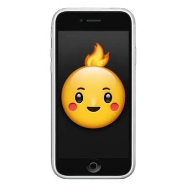 iphone  con fondo negro que diga "llamada entrante" sticker