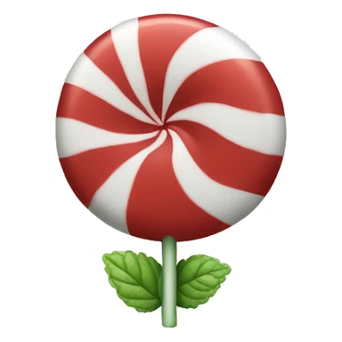 Peppermint candy sticker