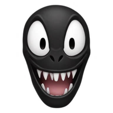 venom circle head  sticker