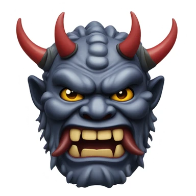 Japanese Oni sticker