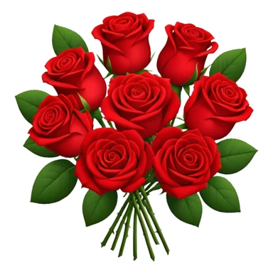 bonquet of rose sticker