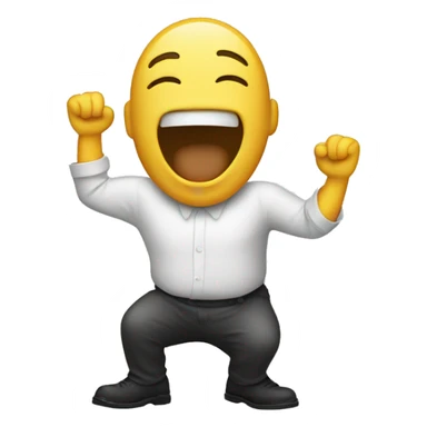 Farting and laughing  sticker